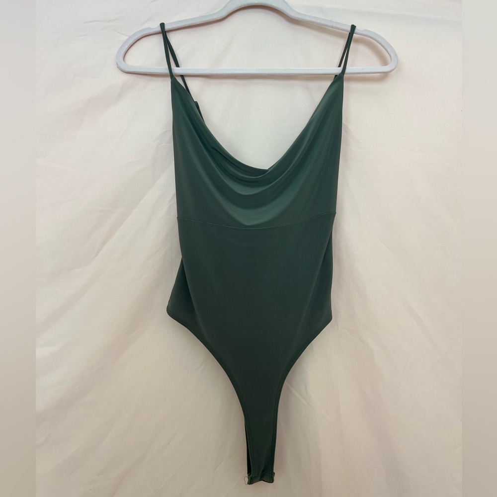 Cowl Neck Tank Bodysuit